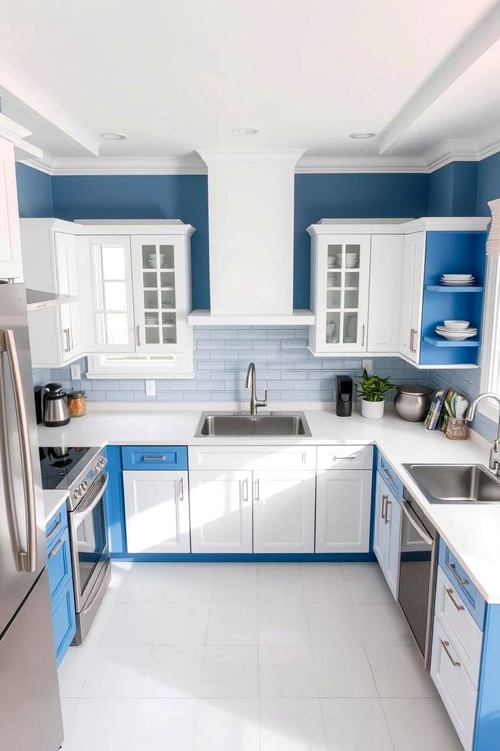 Blue and White Kitchen Refresh - 22 Blue and White Decor Ideas