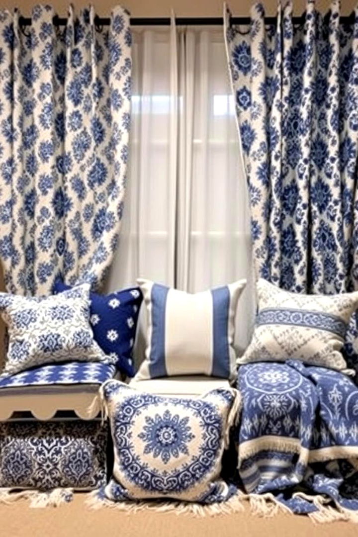 Blue and White Textile Trends - 22 Blue and White Decor Ideas