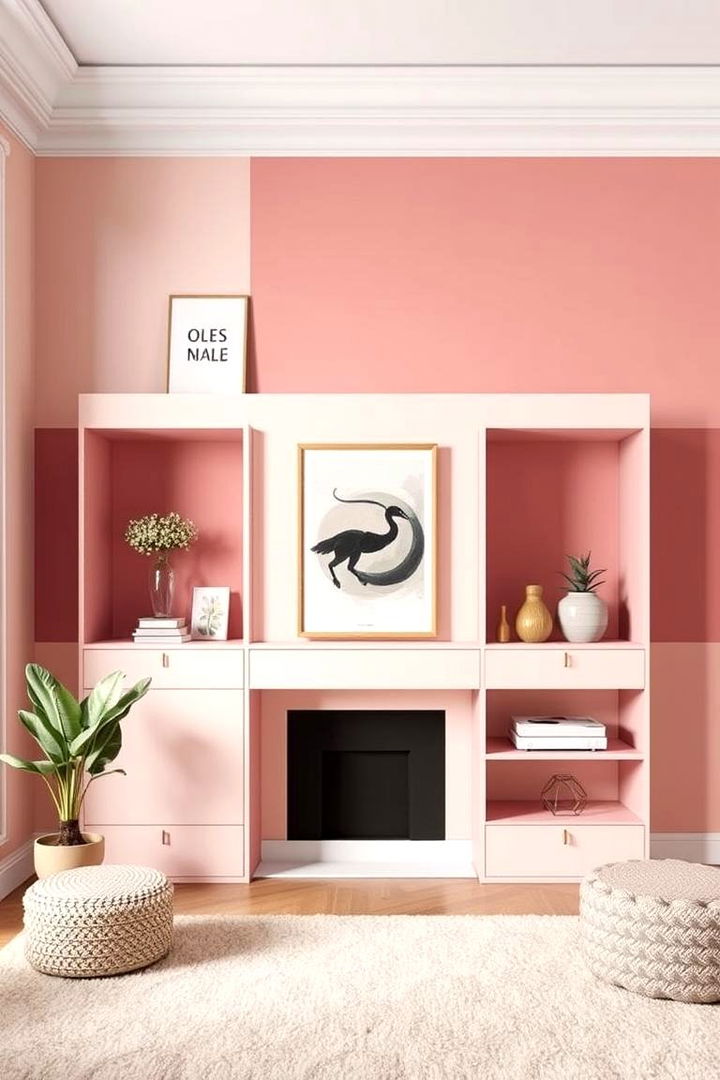 Blush Pink Color Blocking Techniques - 22 Blush Pink Bedroom Ideas