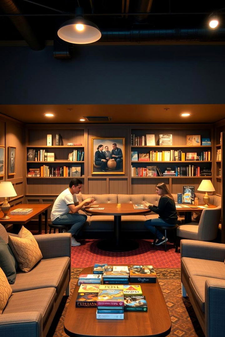 Board Game and Storytime Area - 22 playroom ideas