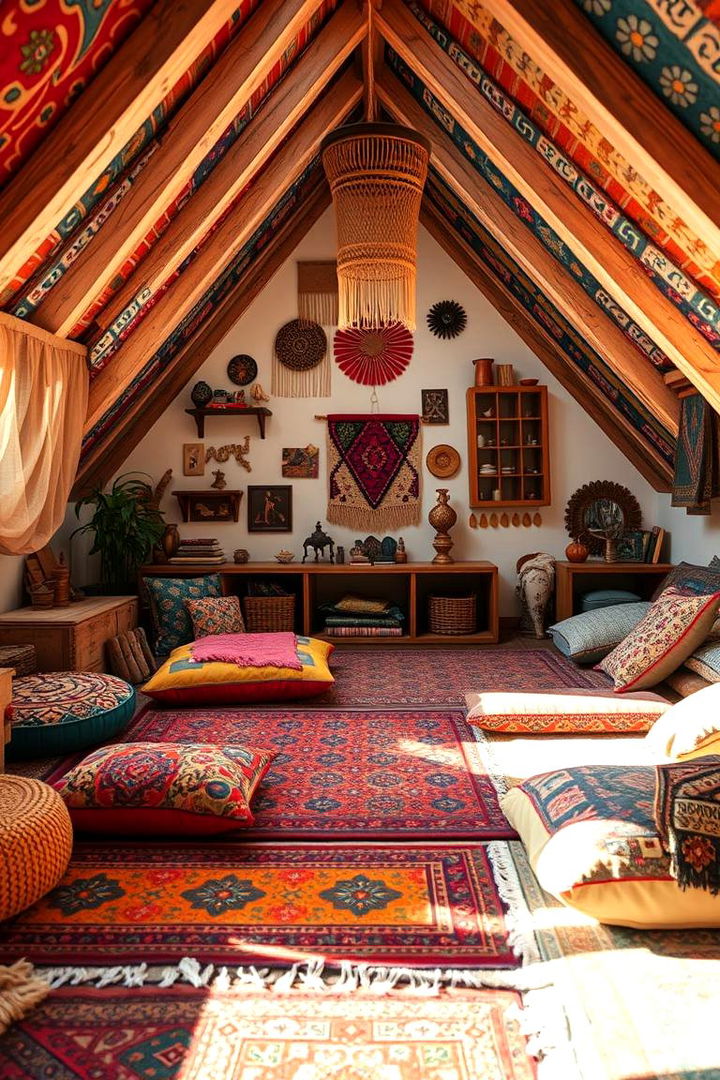 Bohemian Attic Oasis - 22 Attic Bedroom Ideas