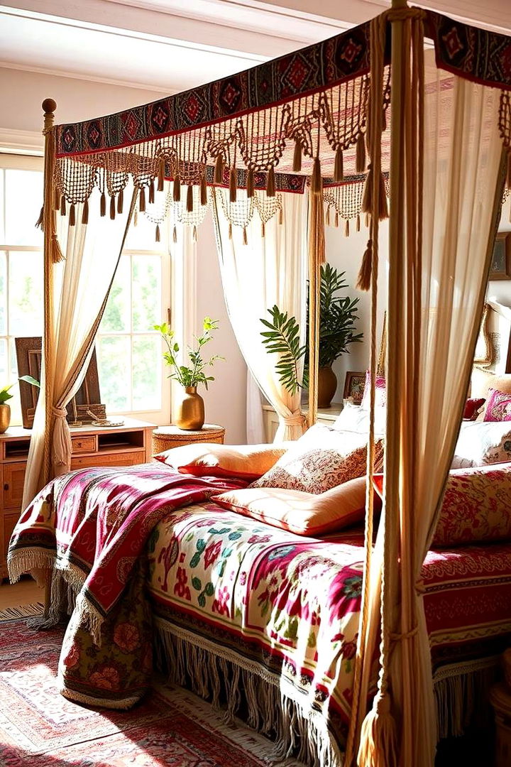 Bohemian Chic Canopy Bed - 22 Canopy Bed Ideas