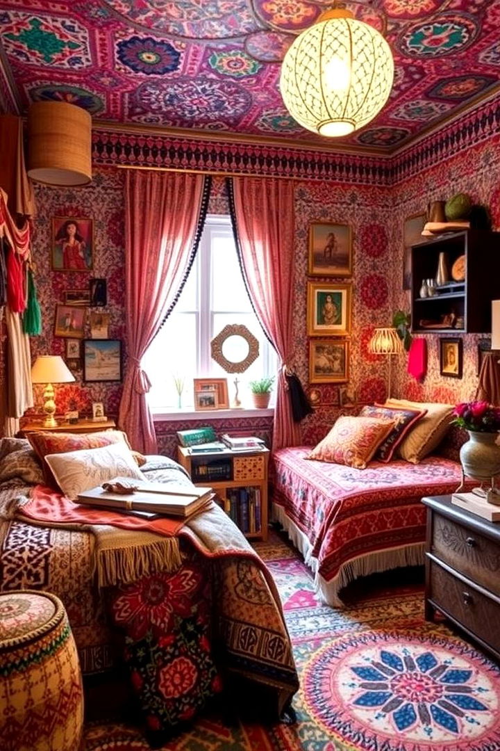 Bohemian Chic with Eclectic Touches - 22 Teen Bedroom Ideas