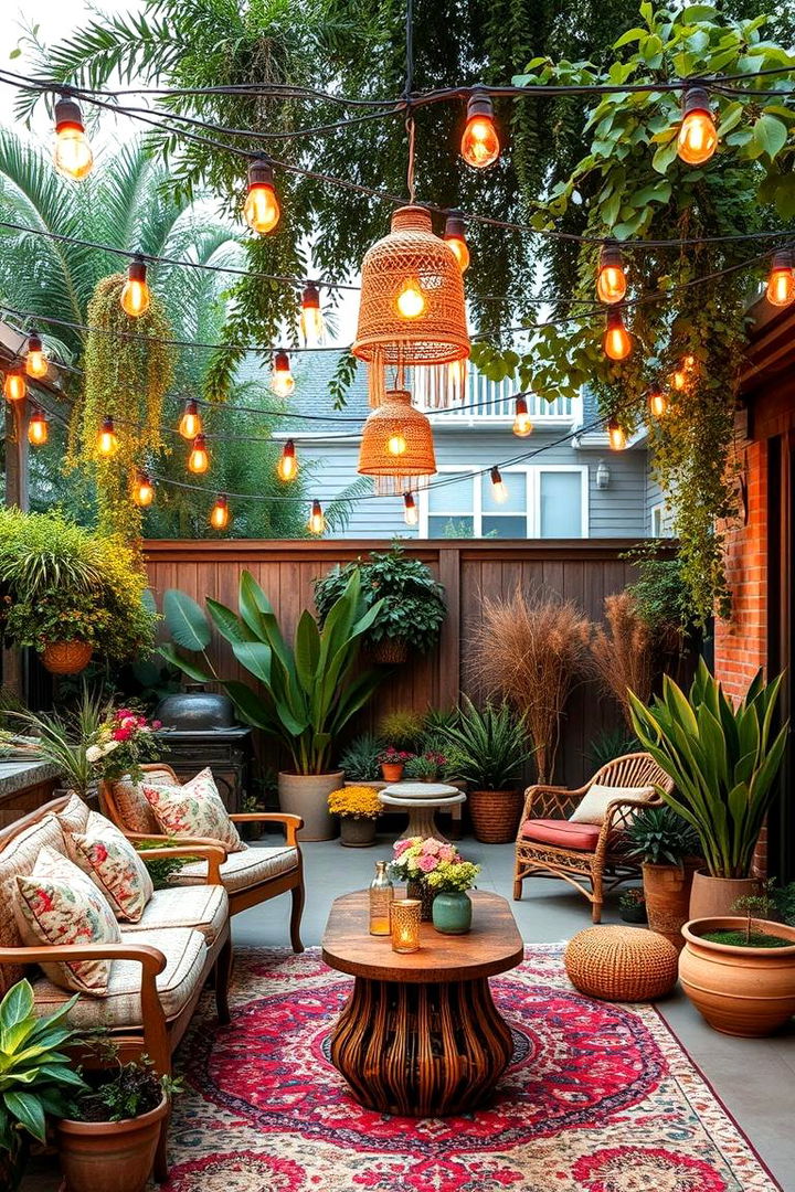 Bohemian Dream Light - 22 Patio String Light Ideas