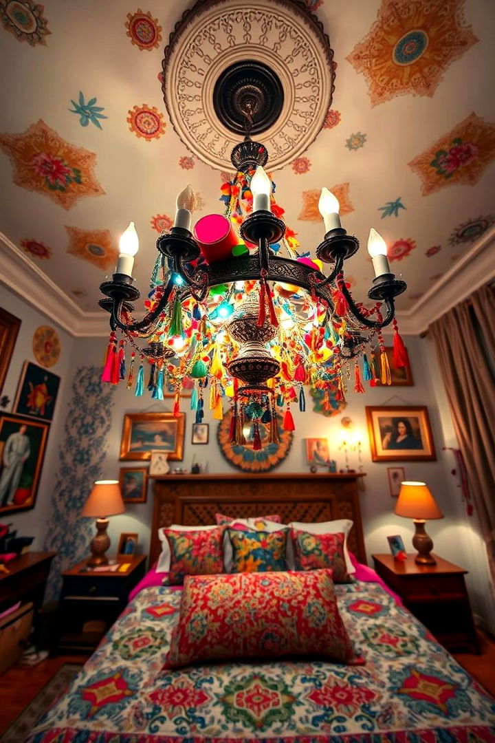 Bohemian Dream - 22 Bedroom Chandelier Ideas