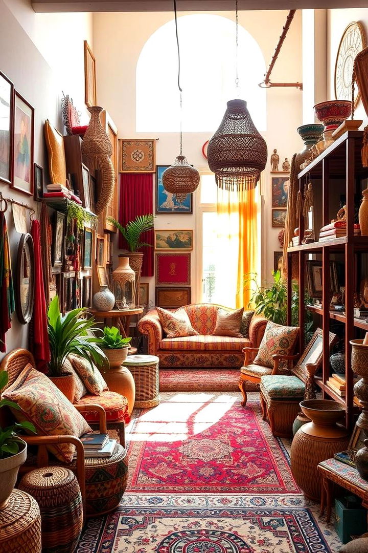 Bohemian Eclectic Collections - 22 Feature Wall Ideas