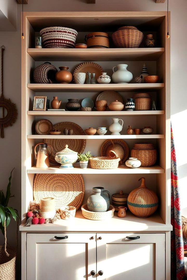Bohemian Eclectic Mix - 22 Shelf Decor Ideas