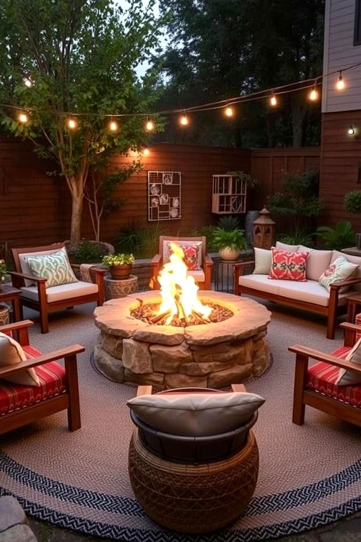 Bohemian Fire Pit Designs - 22 Boho Patio Ideas