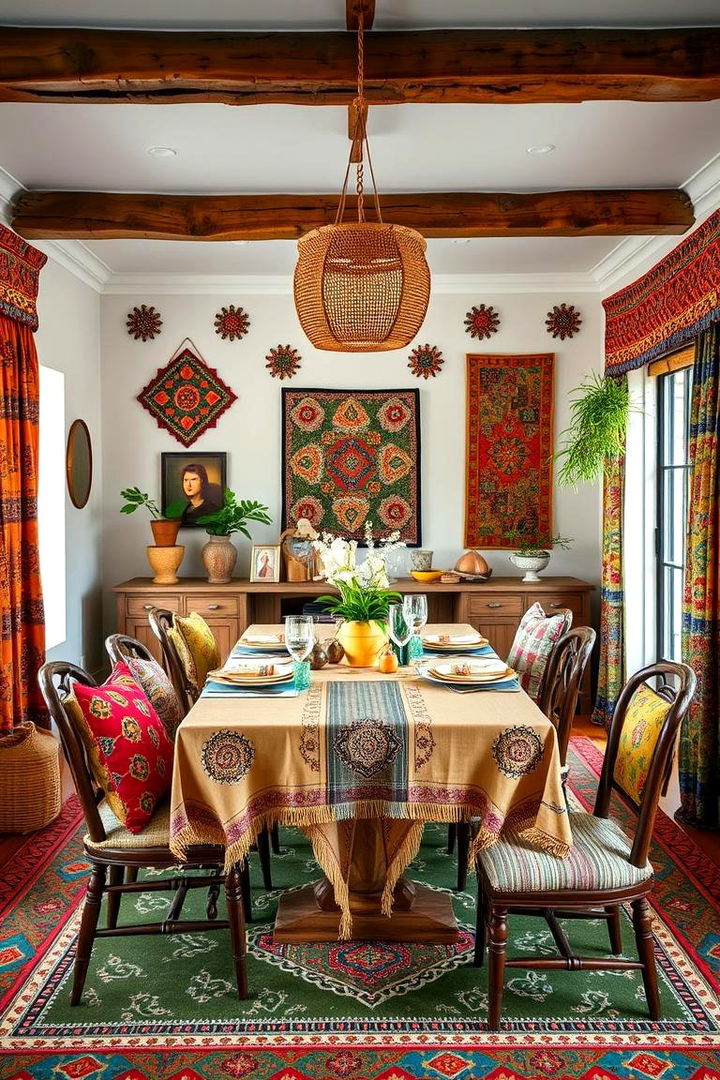 Bohemian Flair for Relaxed Dining - 22 Casual Dining Room Ideas