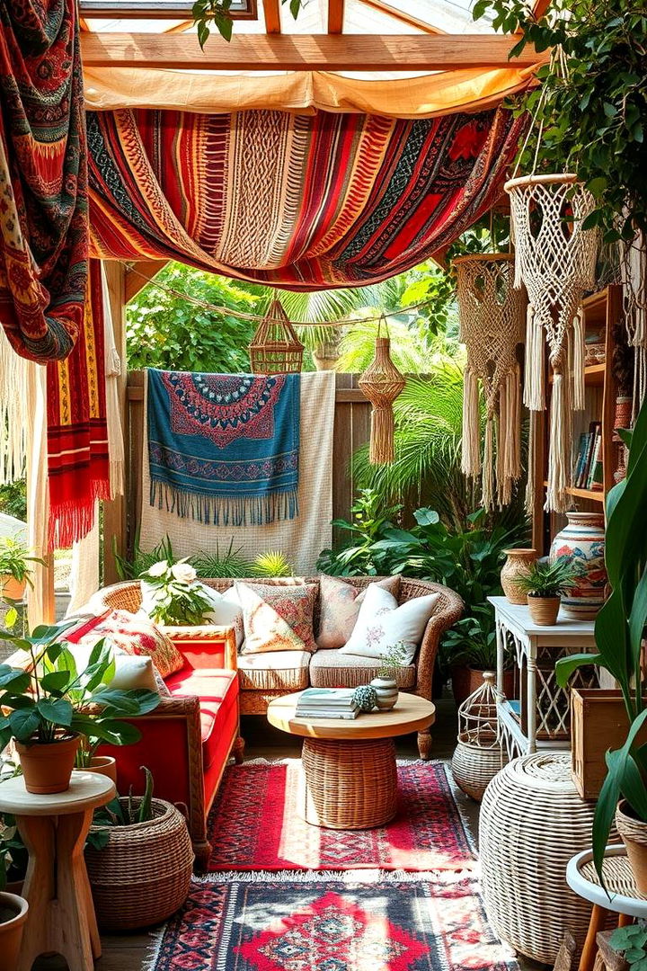 Bohemian Garden Accents - 22 Garden Wedding Ideas