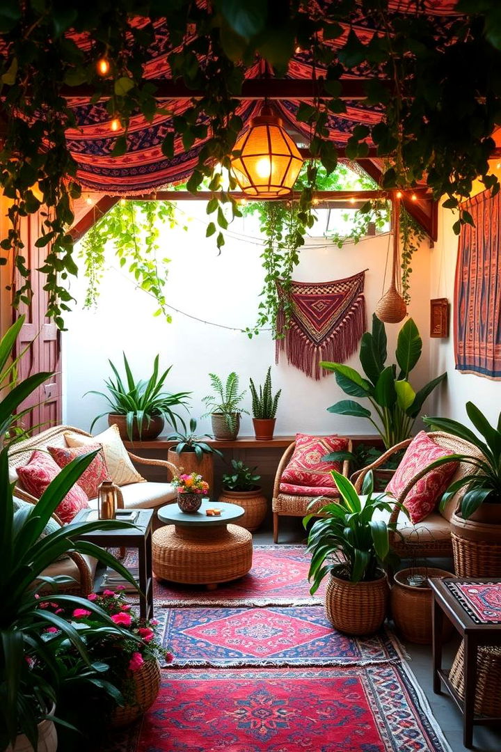 Bohemian Garden Hideaway - 22 Garden Room Ideas