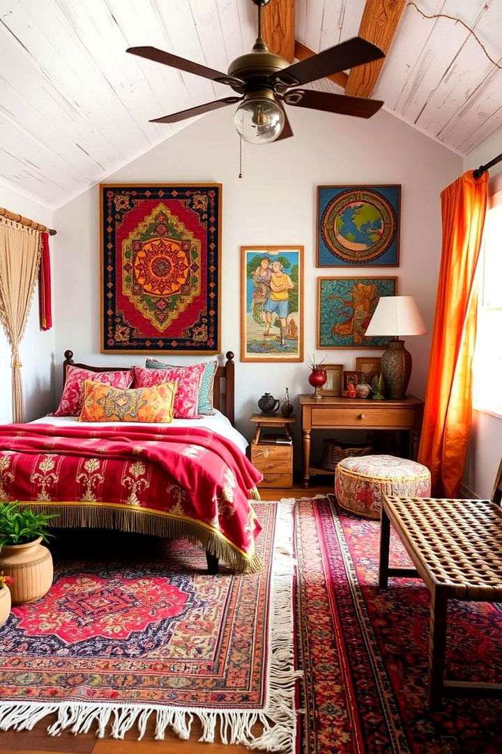 Bohemian Influences - 22 Cottage Bedroom Ideas