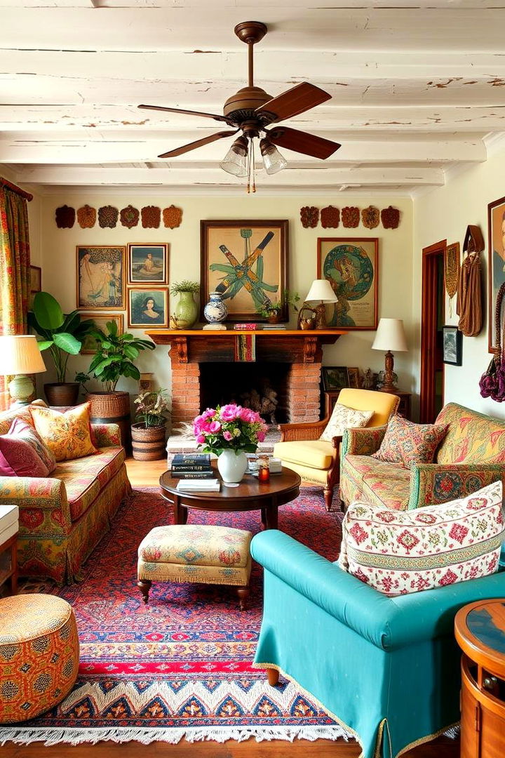 Bohemian Inspired Mix - 22 Cozy Living Room Ideas