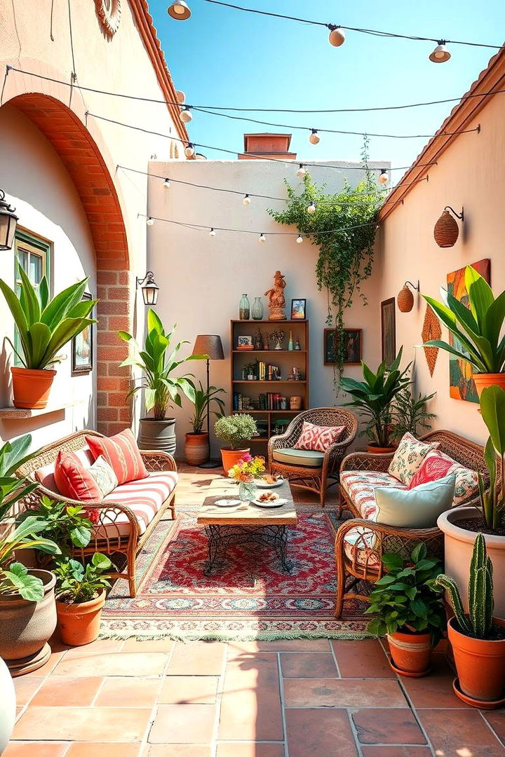 Bohemian Inspired Outdoor Haven - 22 Patio Garden Ideas