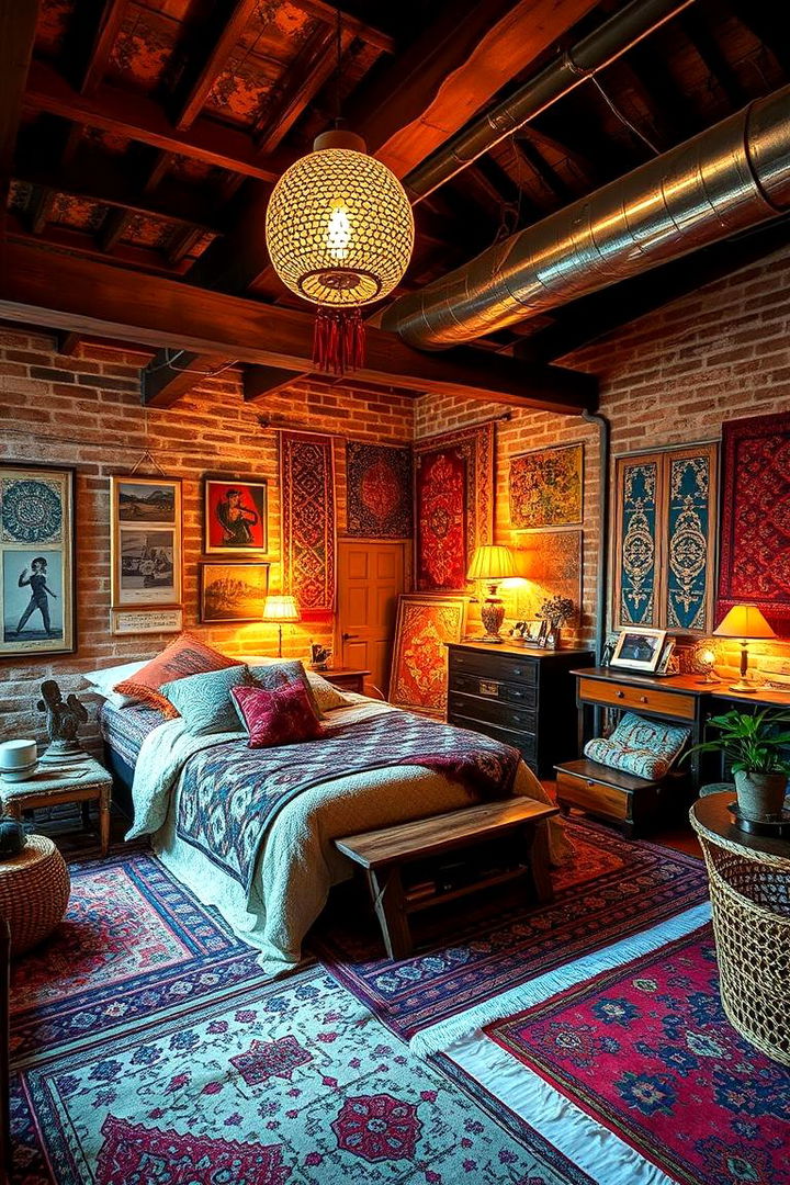 Bohemian Loft Bedroom - 22 Loft Bedroom Ideas