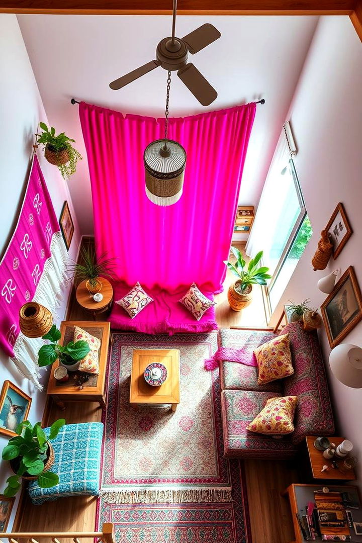 Bohemian Pink Retreat - 22 Hot Pink Bedroom Ideas