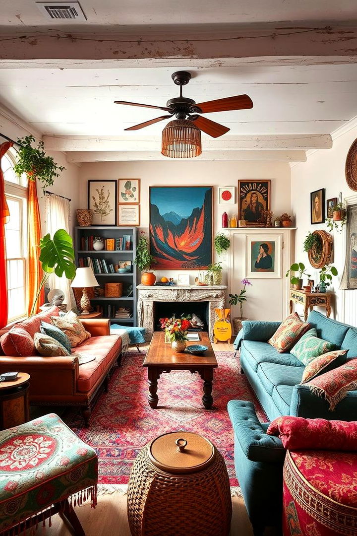 Bohemian Southwest Vibes - 22 Southwest Living Room Ideas