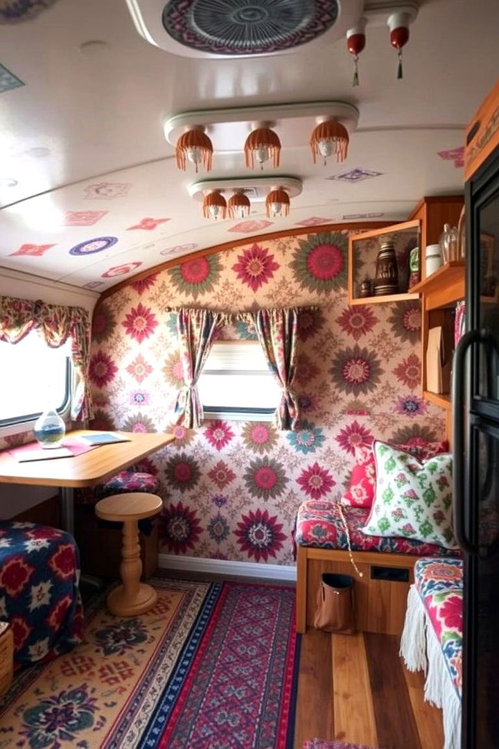 Bohemian Touch - 22 Rv Wallpaper Ideas