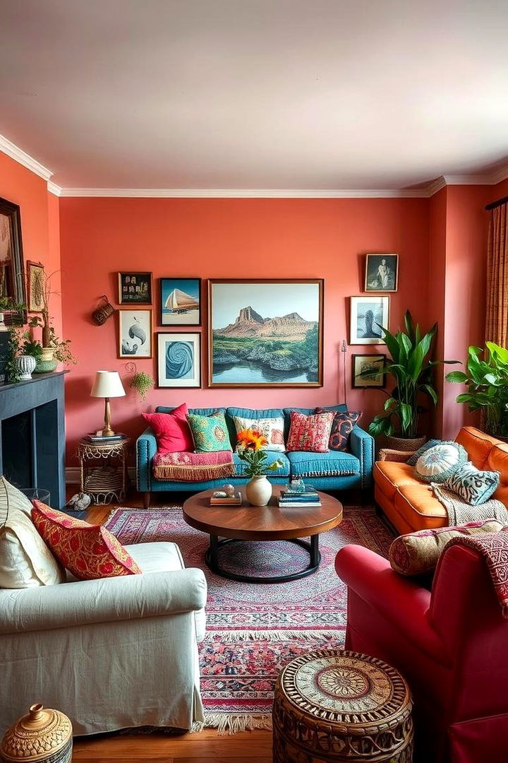 Bohemian Vibe Living - 22 Living Room Layout Ideas