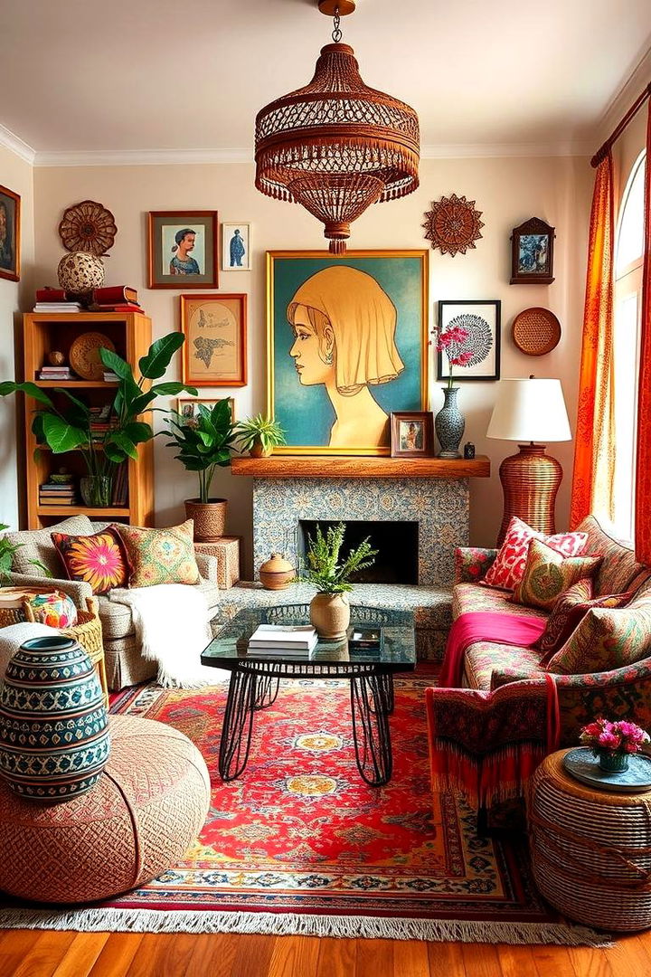 Bohemian Vibes - 22 Condo Living Room Ideas