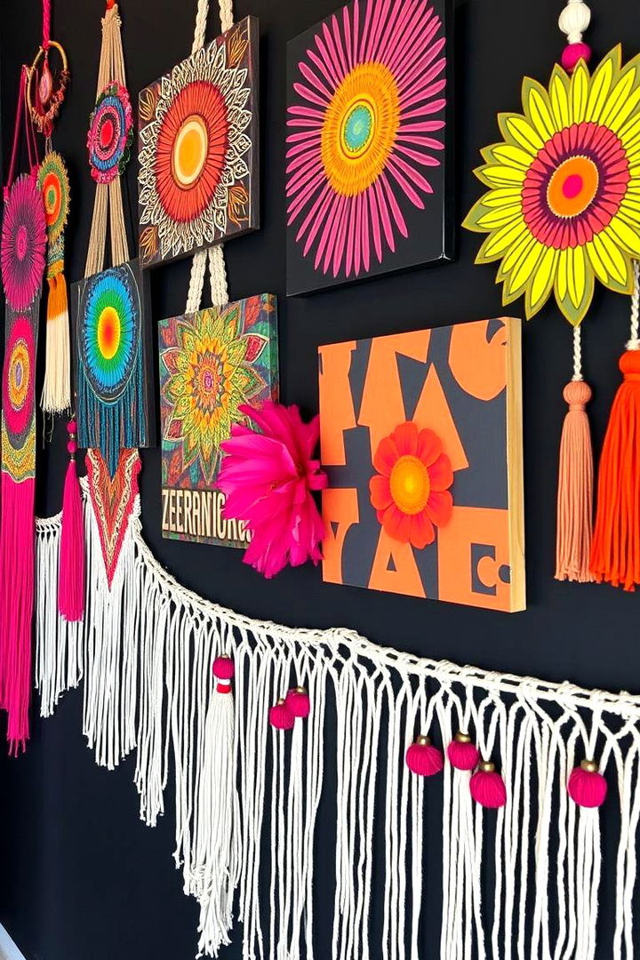 Bohemian Wall Art - 22 Dark Boho Bedroom Ideas