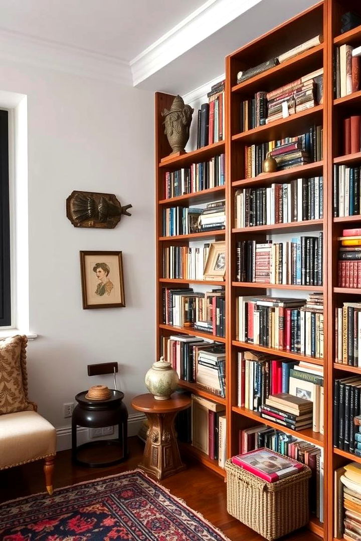 Boho Chic Bookshelves for Functional Art - 22 Colorful Boho Bedroom Ideas