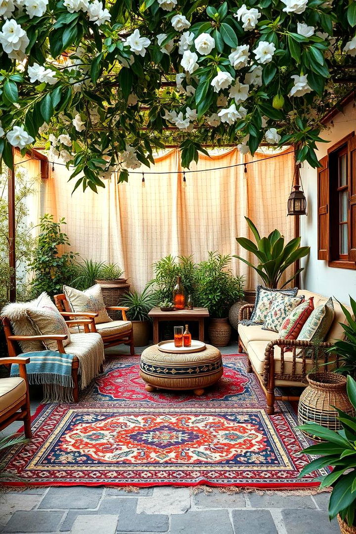 Boho Chic Lounge Areas - 22 Garden Wedding Ideas