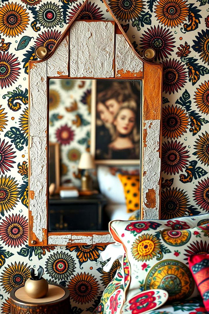 Boho Chic Mirror - 22 Bedroom Mirror Ideas