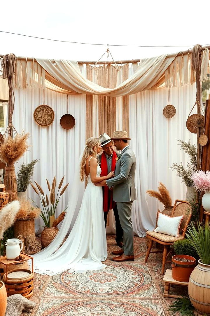 Boho Chic Wedding Celebration - 22 Wedding Ceremony Ideas