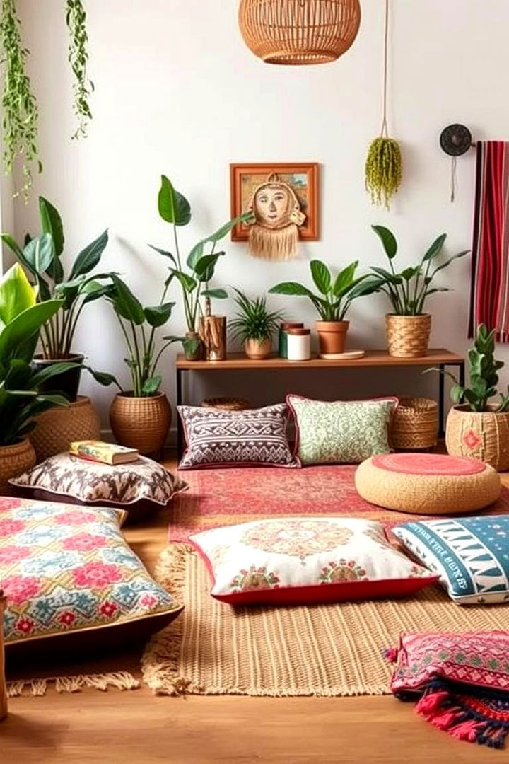 Boho Inspired Social Space - 22 Teen Hangout Room Ideas