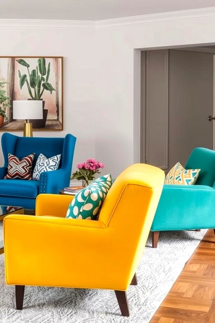 Bold Accent Chairs - 22 Living Room Furniture Ideas