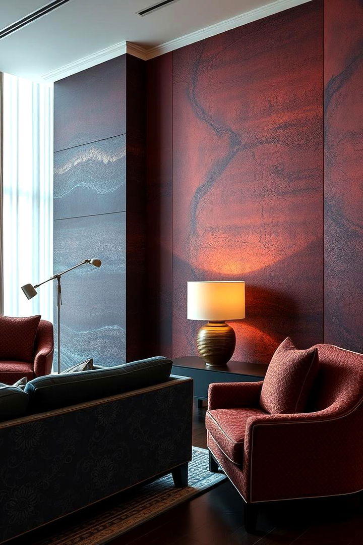 Bold Accent Walls - 22 Art Deco Interior Design Ideas