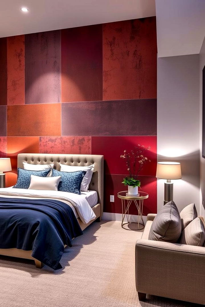 Bold Accent Walls - 22 Basement Bedroom Ideas