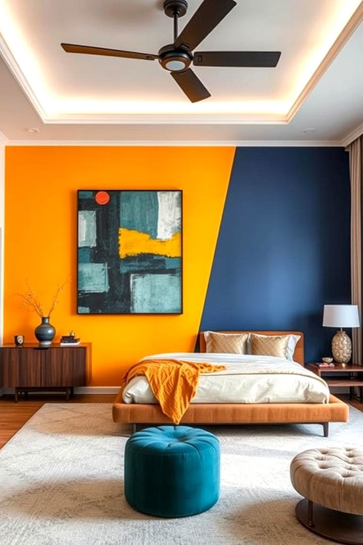 Bold Accent Walls to Inspire Character - 22 Large Bedroom Design Ideas