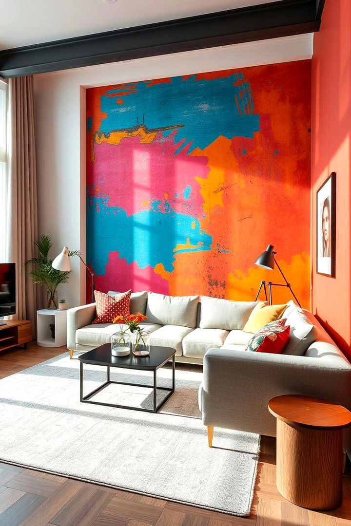 Bold Accent Walls - 22 Apartment Decorating Ideas