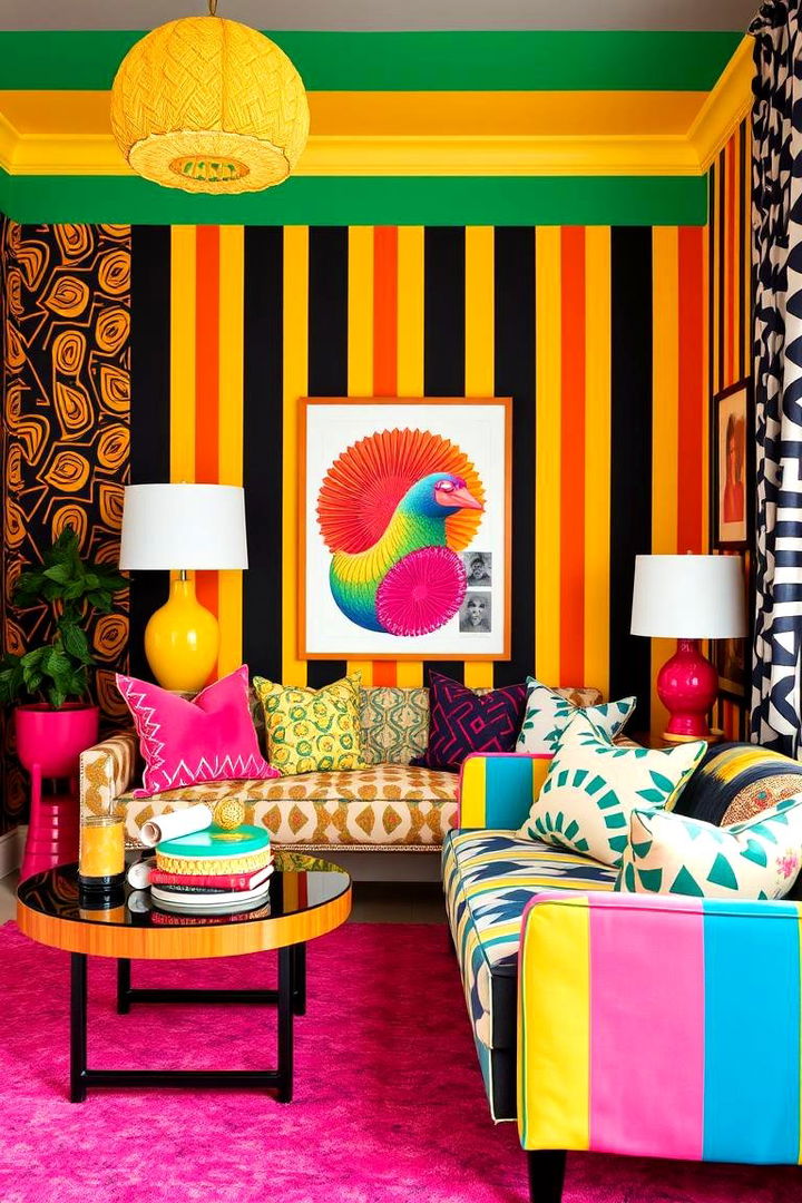 Bold Accents and Fun Patterns - 22 Barbie Room Ideas