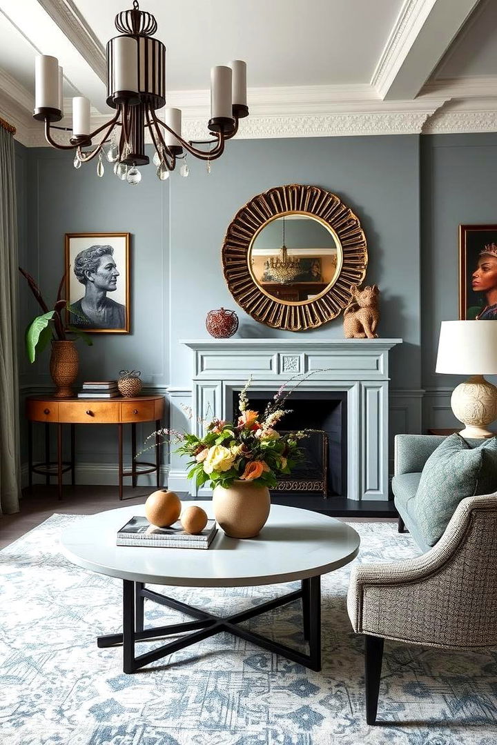 Bold Accents with Subtle Blue Base - 22 Duck Egg Blue Bedroom Ideas