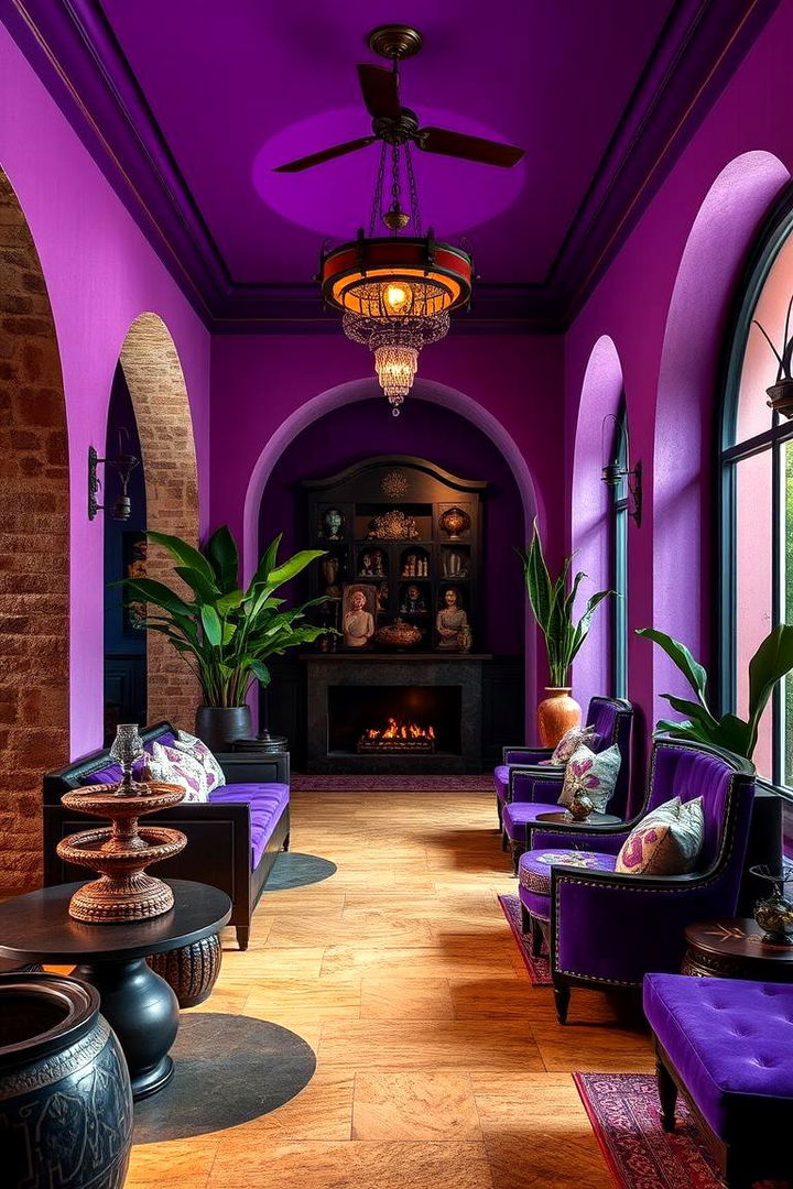 Bold Amethyst Purple - 22 Mexican Interior Paint Colors
