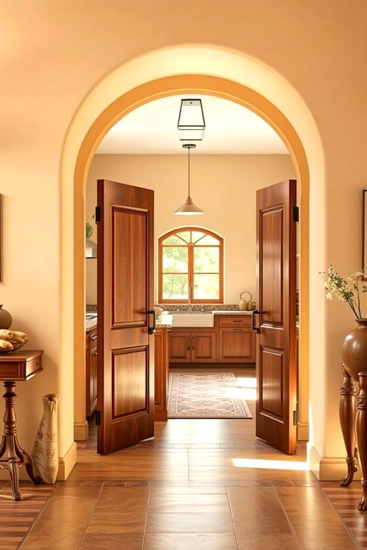 Bold Arched Doorways - 22 Southwestern Kitchen Ideas