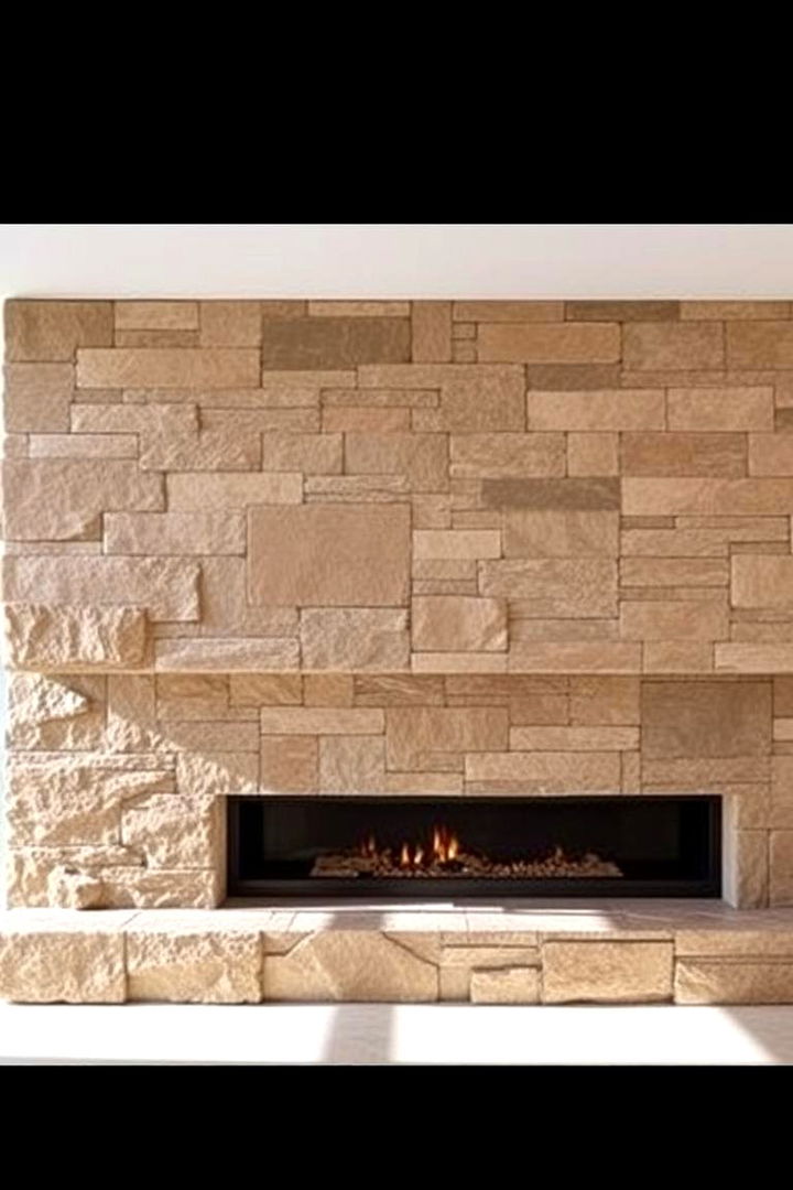 Bold Architectural Element - 22 Floor-to-Ceiling Stone Fireplace Ideas