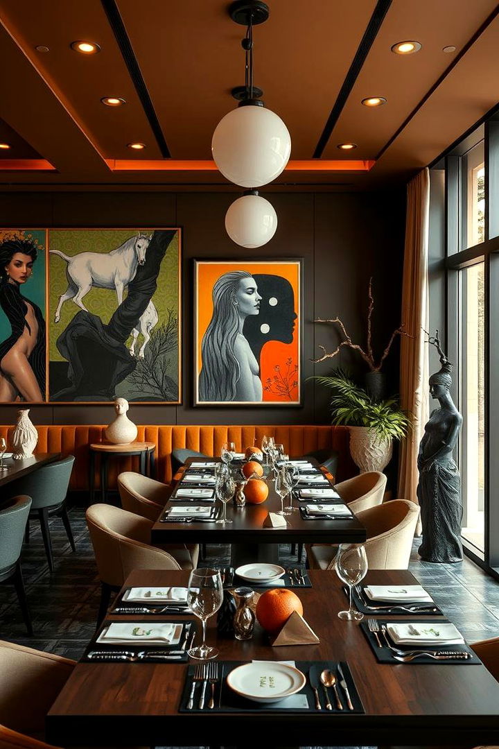 Bold Artistic Decor - 22 Craftsman Dining Room Ideas