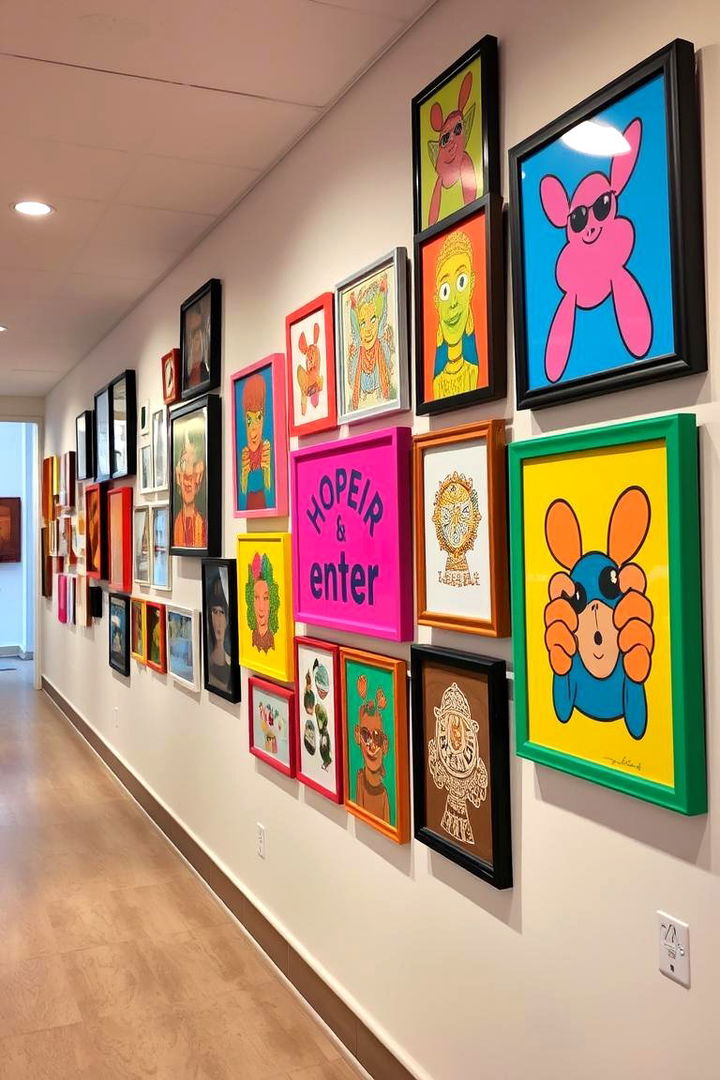 Bold Artwork Displays - 22 Hallway Decor Ideas