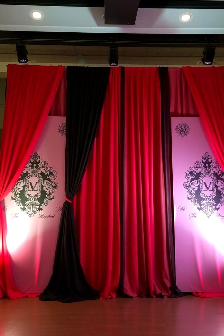 Bold Backdrop Designs - 22 Red and Black Wedding Ideas
