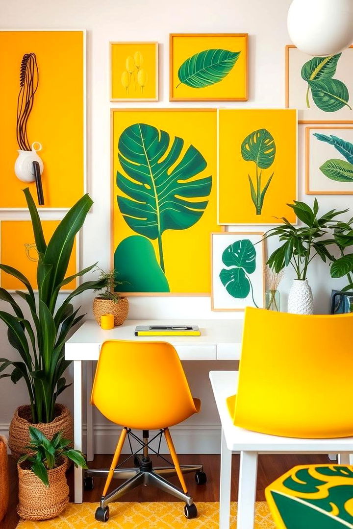 Bold Bathroom Art and Decor - 22 Yellow and Green Bathroom Ideas