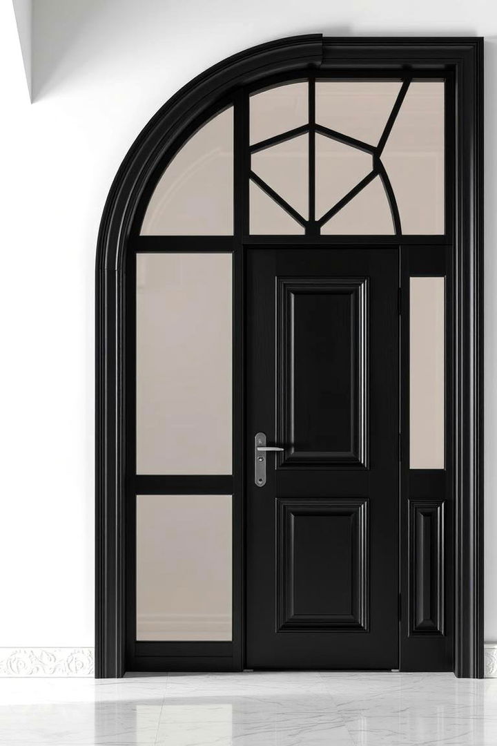 Bold Black Contrast - 22 Door Trim Ideas