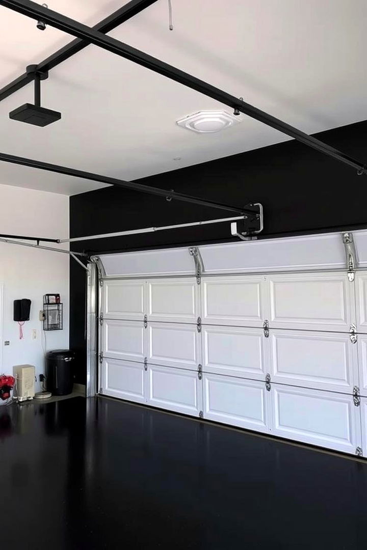 Bold Black for Dramatic Impact - 22 Garage Wall Paint Ideas