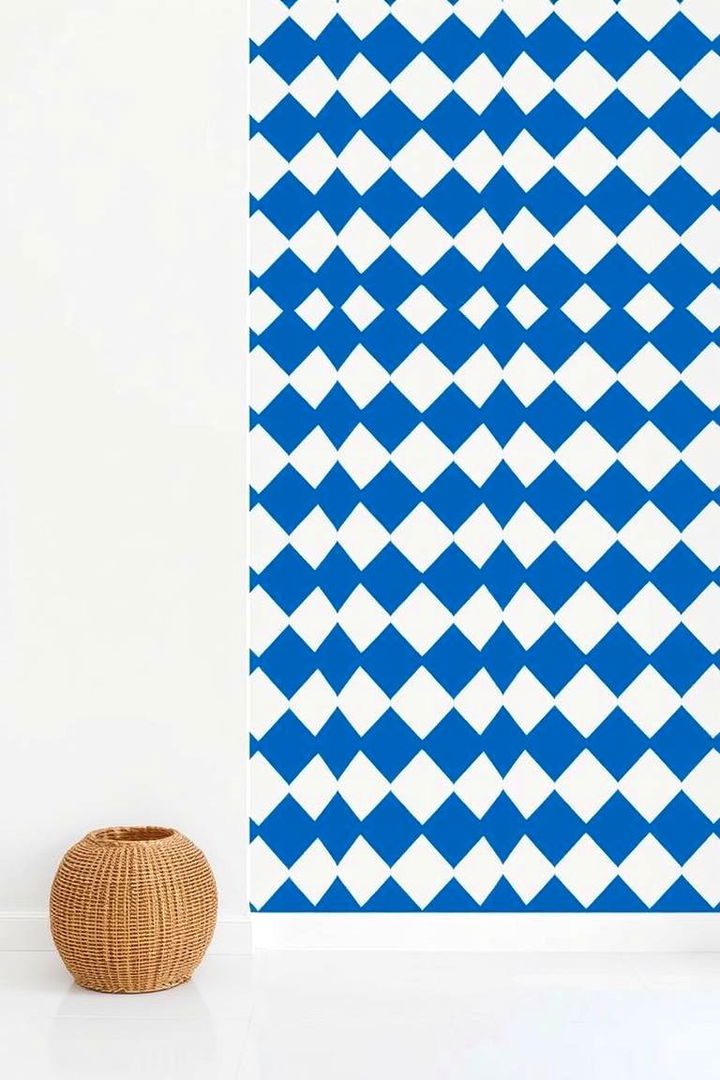 Bold Blue and White Patterns - 22 Nautical Decor Ideas