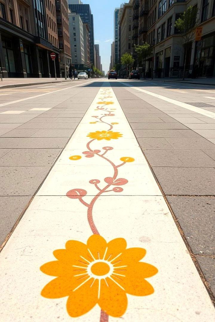 Bold Botanical Imprints - 22 Flower Murals on Buildings