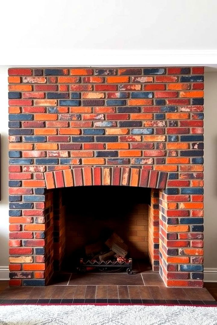 Bold Brick Accents - 22 Brick Fireplace Ideas