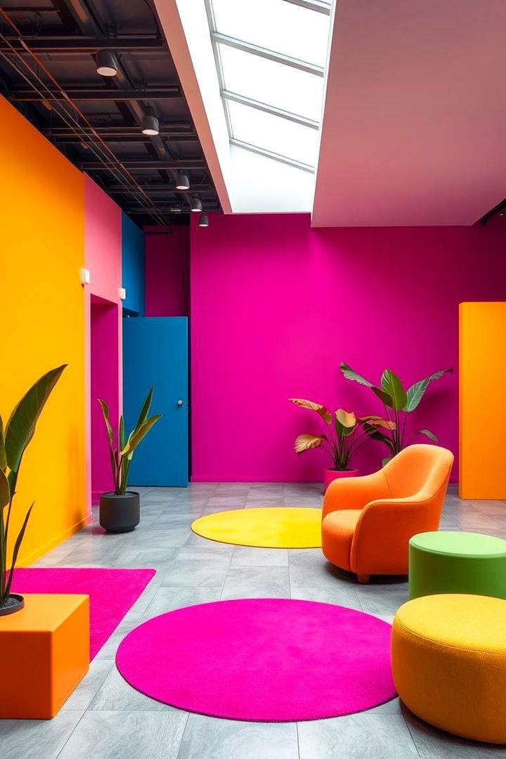 Bold Color Accents - 22 Glam Interior Design Ideas